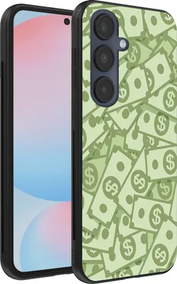 Image de Smartphonica Phone Case Suitable For Samsung Galaxy S24 FE With Money Imprint - TPU Backcover Case With Money Design