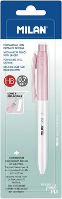 Productafbeelding van Milan BWM10458IBGP, Roze, Wit, Kunststof, Grijs, HB, 0,7 mm, Rond
