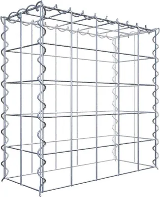Produktbild von Anbaugabione Typ 3 50 cm x 50 cm x 20 cm (L x H x T), Maschenweite 10 cm x 10 cm, Spirale