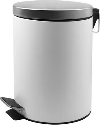 Produktbild von HomeLine 3 L Tretmülleimer Tret-Abfalleimer Kosmetikeimer 613-400541 weiß