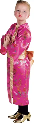 Produktbild von M211016-128-A pink Kinder Mädchen Kostüm Kleid Gr.128