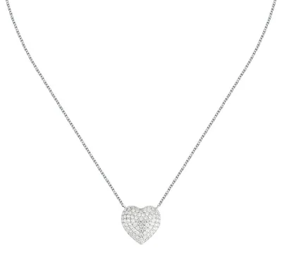 Zdjęcie produktu dla Srebrny naszyjnik damski „Heart” z cyrkoniami Nobile SAZK01