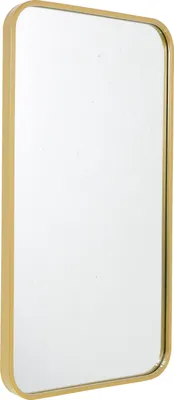 Produktbild von Fragix Boston Spiegel Rechteckig - Gold - Metallrahmen - 75x40cm