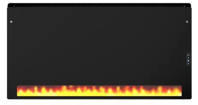 Produktbild von Klarstein Infrarot Wandheizung 1300W – IPX4, Graphene & Glas, Flammeneffekt, LED-Touch, Wandmontage, Energiesparend, Infrarotheizung Für Bad & Wohnräume