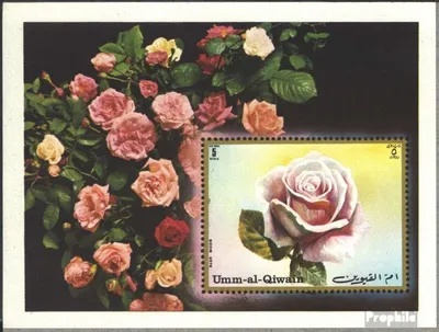 Produktbild von Briefmarken Umm al Kaiwain 1972 Mi Block56 (kompl.Ausg.) postfrisch Rosen