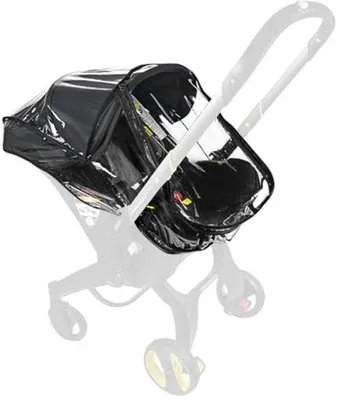 Obrázok produktu pre Ultiluxe Plášť na Kočík - Ochrana Pre Buggy - Ochrana Na Autosedačku - Vodotesný - Vetruodolný - Priehľadný - Veľkosť Univerzálna - Priehľadný