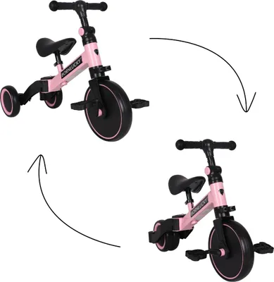 Produktbild von Born Lucky Balance Fahrrad Trike Rosa