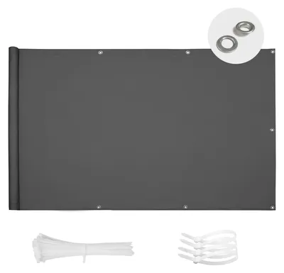 Immagine prodotto di Tenda da balcone, schermo per la privacy, 100 x 400 cm, resistente ai raggi UV, ideale per il balcone