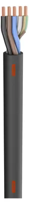 Produktbild von Gummischlauchleitung Titanex ®; 5 x 6,00 mm²; Gummi, Ø 19,50 mm; schwarz