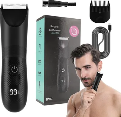 Immagine prodotto di INF Tagliapeli da uomo impermeabile e ricaricabile