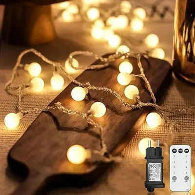 Zdjęcie produktu dla Lampki gwiazdki LED świąteczne do okna na baterie 10 diod 2 szt.