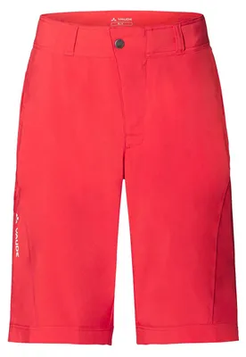 Produktbild von VAUDE Women's Ledro Shorts - Gepolsterte MTB-Shorts mit Innenhose - atmungsaktive & elastische Fahrradhose, Flame, 40