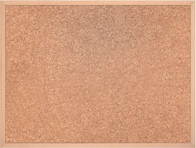 Produktbild von Kork-Pinnwand mit Holzrahmen 60 x 40 cm + Pinnwandnadeln 30 Stück