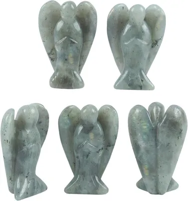 Natürliche Mondstein Engel Statue 5cm, Hauptbild