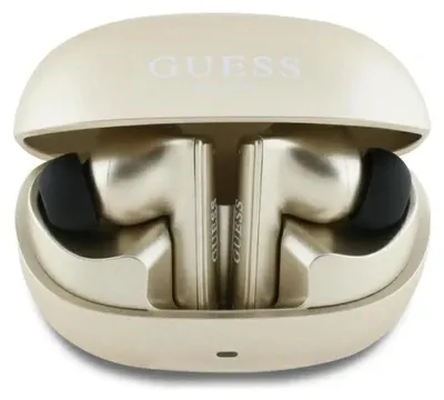 Immagine prodotto di Guess Capsule Logo stampato - Cuffie Bluetooth TWS ANC & ENC + custodia di ricarica (oro)