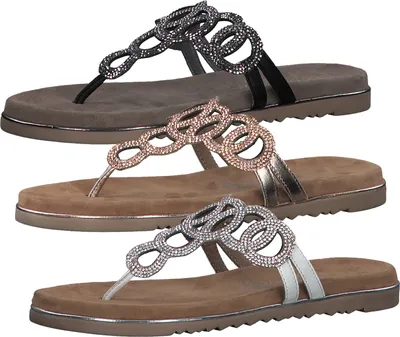 Produktbild von MARCO TOZZI Damen Zehentrenner Pantolette Clogs Leder 2-27107-26, Größe:40 EU, Farbe:Rosa