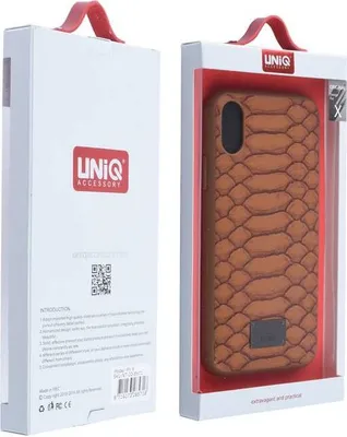 Produktbild von Backcover for iPhone X - Brown (8719273285718)