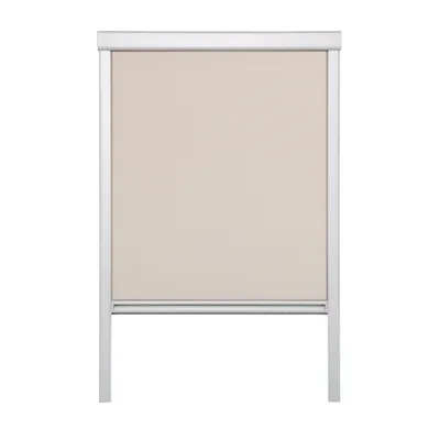 Produktbild von Lichtblick Dachfensterrollo Thermo-Verdunkelung passgenau für Velux Skylight M08, Creme 61,3x116,0 cm, silberbeschichtete Rückseite, UV-beständig, abwischbar, Sicht- & Sonnenschutz