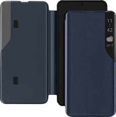 Immagine prodotto di Avizar, custodia protettiva per Xiaomi Redmi Note 14 5G con supporto per video, blu notte