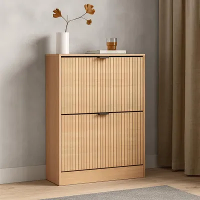 Productafbeelding van Milton & Oldbrook schoenenkast Lucca – 2 niveaus, hout