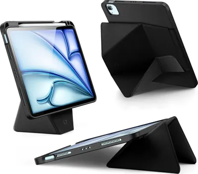Produktbild von Schutzhülle mit Klappe für iPad Air 11" / 10.9" 2020-2026 / Pro 11" 2018-2022, Dux Ducis Vers, Schwarz