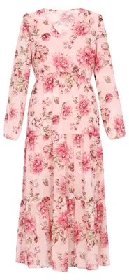 Image de Robe ALBEE pour femme - rose clair multicolore, taille L