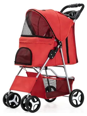Image de Poussette pour chien pliable 3 en 1 Surtep Animals, 45 x 100 x 80 cm