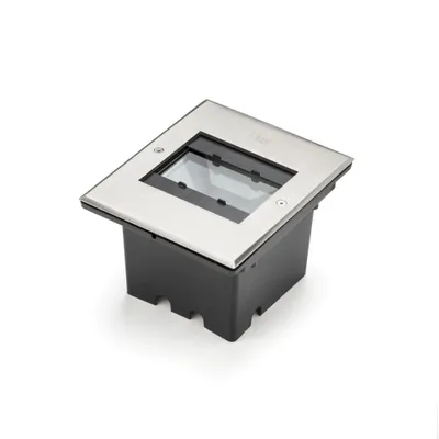 Produktbild von Konstsmide Bodenspot High Power LED Bodeneinbaustrahler - Aluminium, klares Glas; 7962-310