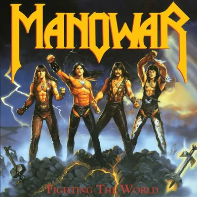 Immagine prodotto di Manowar - Fighting For The World (Reissue) (Transparent Blue Coloured) (LP)