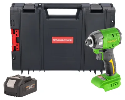 Immagine prodotto di Avvitatore a impatto a batteria Procraft PS22bb 20 V 230 Nm 1/4" Brushless Solo - senza batteria, senza caricabatterie