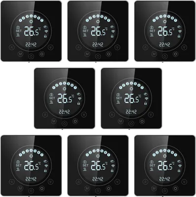 Produktbild von 8x SWAREY WiFi Intelligent Raumthermostat Thermostat mit App-Steuerung / Energie sparen
