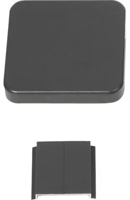 Produktbild von Pfostenkappe 10 x 10 cm, Abstandshalter 8 Stück Floraworld für Aluminium-Bohlenzaun-System