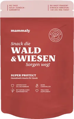 Produktbild von mammaly Super Protect Hautbalance-Snacks für Hunde 325g