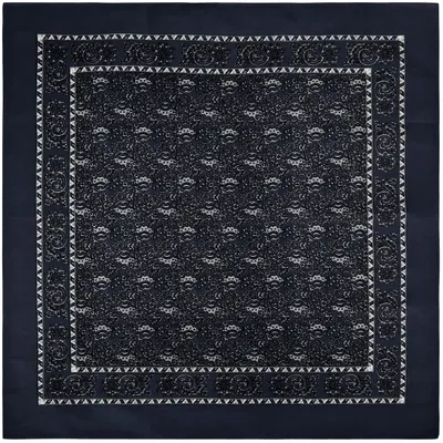 Tobeni 548 Bandana Nickituch in 100 Baumwolle für Damen und Herren Turkey Marine-Blau