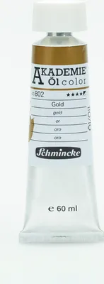 Produktbild von Schmincke 60ml AKADEMIE Öl color Gold Öl 41 802 011