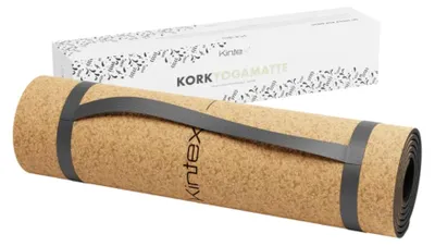 Obrázok produktu pre Podložka na jogu Kintex Cork, 183 cm x 61 cm x 0,6 cm