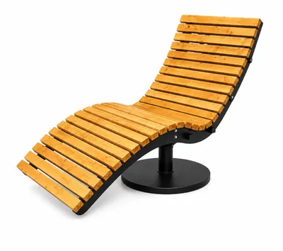 Produktbild von Wellenliege drehbar Sonnenliege Relaxliege Waldsofa Liegebank