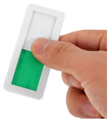 Produktbild von Toilettenschild Besetzt Frei aus PMMA mit Einfachem Montagesystem zur Deutlichen Anzeige des Türstatus für Badezimmer und Öffentliche Toiletten