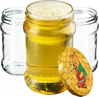 Produktbild von KADAX kleine Einmachgläser 315 ml, fi66, Gläser für Honig, Marmeladengläser mit Deckel
