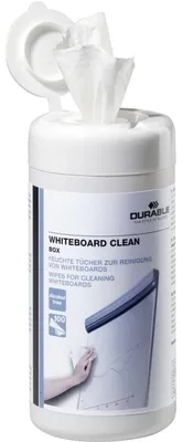 Produktbild von DURABLE Reinigungstücher WHITEBOARD BOX 100, 575902 weiß