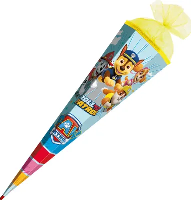 Produktbild von Roth Schultüte PAW PATROL eckig Schutzspitze Tüllverschluss 85cm