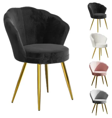 Image de Fauteuil de relaxation moderne en forme de coquillage, avec coussin confortable