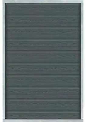 Produktbild von Zaun Teilelement PLUS Artura WPC 90 x 135 cm schiefergrau
