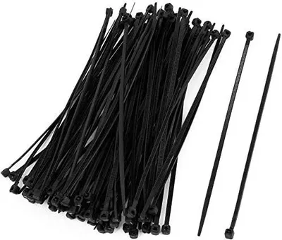 Produktbild von Kabelbinder Schwarz 4,8x200mm 100 Stück Selbstschließend/Normal