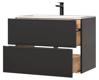 Produktbild von luxus Waschbecken Waschtisch unterschrank schrank becken waschtische bad 80cm