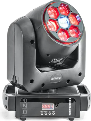 Produktbild von LED-Moving-Head IBIZA E-BEEDREAM100 6x10W LED 100W Spot-LED