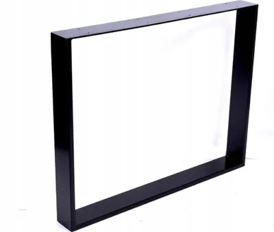 Produktbild von Tischbein, Möbelbein, Möbelfüß, Metallbein, Tischfuss, Tischkufen, Tischgestell, Industriestil Loft-Stil, Rechteck, 1 Stück, Höhe 71 cm, Breite 90 cm
