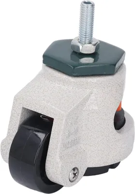 Produktbild von Schwerlast-Nivellierrollen 100 kg, Set mit Lenkrollen und Nivellierspindel