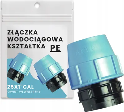 Zdjęcie produktu dla Unidelta Złączka PE 25x3/4" GZ Gwint Zewnętrzny | Skręcana | PN16 | Do Kranu