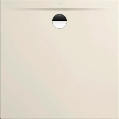 Produktbild von KALDEWEI Duschwanne SUPERPLAN ZERO 1592-5 150 x 150 x 3.7 cm warm beige 20 matt mit extraflachen Wannenträger 3592479806
